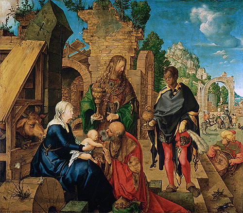 Anbetung der Könige | Durer | Gemälde Reproduktion
