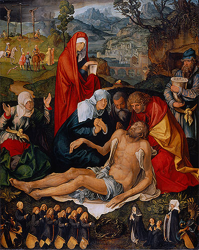 Lamentation over the Dead Christ, c.1498 | Durer | Painting Reproduction