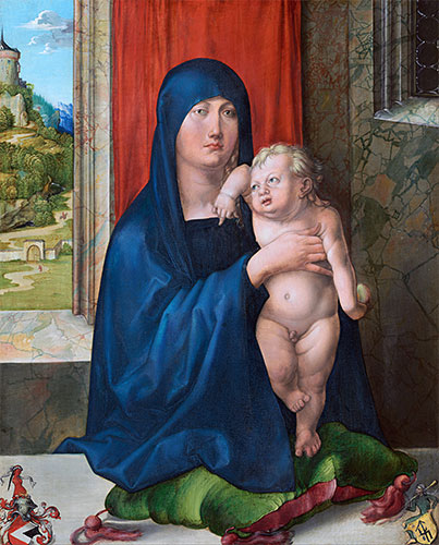 Madonna and Child (Haller Madonna) | Durer | Painting Reproduction