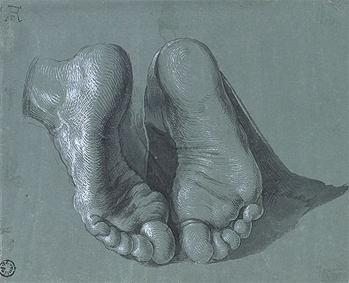 Study of Two Feet | Durer | Painting Reproduction