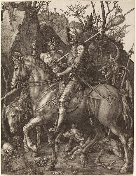 Ritter, Tod und Teufel, 1513 | Durer | Gemälde Reproduktion