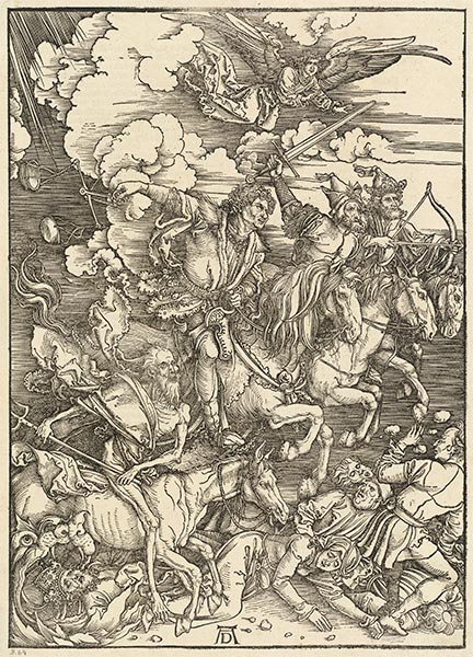Die vier Reiter, 1498 | Durer | Gemälde Reproduktion