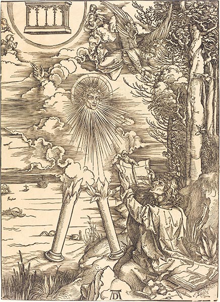 Heiliger Johannes verschlingt das Buch, c.1496/98 | Durer | Gemälde Reproduktion