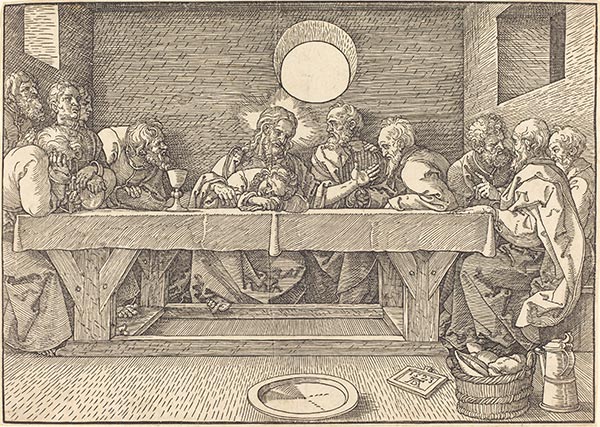 Das letzte Abendmahl, 1523 | Durer | Gemälde Reproduktion