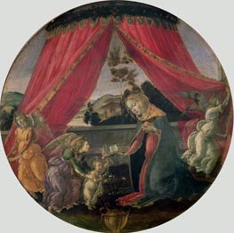 The Madonna del Padiglione | Botticelli | Gemälde Reproduktion
