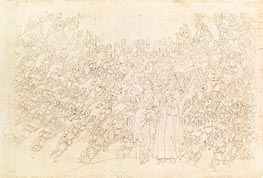 Dante and Beatrice | Botticelli | Gemälde Reproduktion