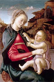 Madonna Guidi, c.1465/70 von Botticelli | Gemälde-Reproduktion