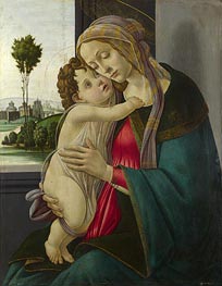 The Virgin and Child, c.1475/00 von Botticelli | Gemälde-Reproduktion