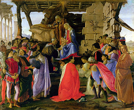 The Adoration of the Magi, c.1476 | Botticelli | Painting Reproduction