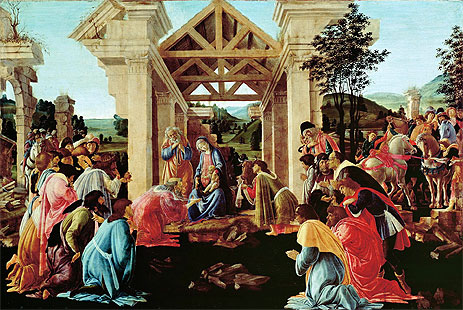 The Adoration of the Magi, c.1478/82 | Botticelli | Gemälde Reproduktion