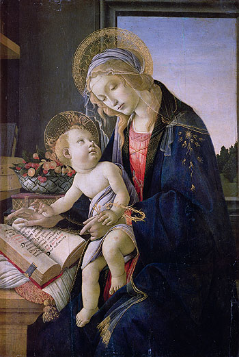 Madonna with the Book | Botticelli | Painting Reproduction