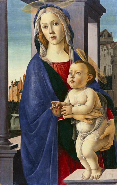 Virgin and Child, c.1490 | Botticelli | Gemälde Reproduktion