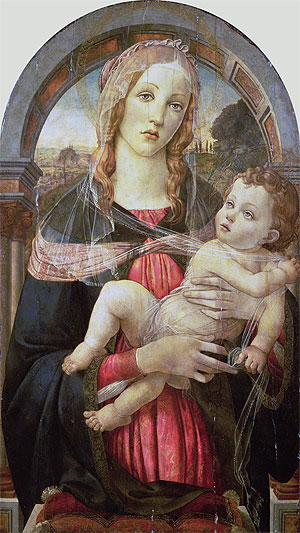 The Virgin and Child, Undated | Botticelli | Painting Reproduction