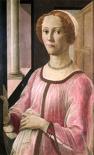 Portrait of Smeralda Bandinelli, c.1471 | Botticelli | Gemälde Reproduktion