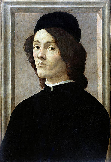 Porträt eines Mannes | Botticelli | Gemälde Reproduktion