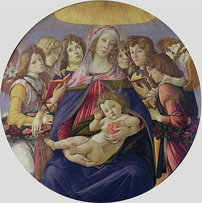 The Madonna of the Pomegranate, c.1478/79 | Botticelli | Gemälde Reproduktion