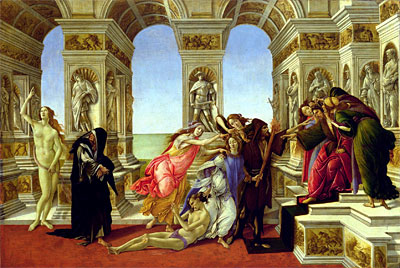 Calumny of Apelles, c.1497/98 | Botticelli | Painting Reproduction