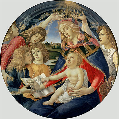 Madonna of the Magnificat, 1482 | Botticelli | Gemälde Reproduktion