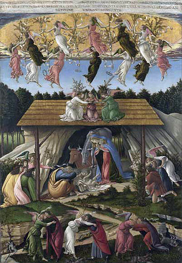 Mystic Nativity, 1500 | Botticelli | Painting Reproduction