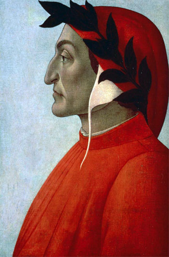 Portrait of Dante, n.d. by Botticelli | Painting Reproduction