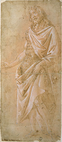 Johannes der Täufer | Botticelli | Gemälde Reproduktion