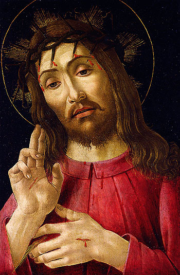 Der auferstandene Christus | Botticelli | Gemälde Reproduktion