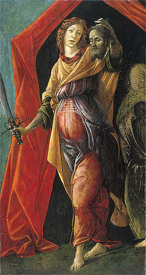 Judith mit dem Haupt des Holofernes | Botticelli | Gemälde Reproduktion