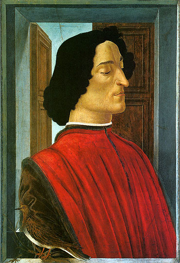 Giuliano de Medici, c.1480 | Botticelli | Gemälde Reproduktion