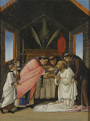 The Last Communion of Saint Jerome, c.1490/95 | Botticelli | Gemälde Reproduktion
