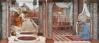 Annunciation, n.d. | Botticelli | Gemälde Reproduktion