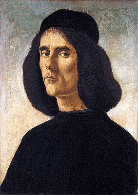 Portrait of Michael Marullus Tarchaniota, Undated | Botticelli | Painting Reproduction