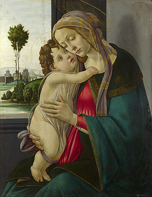 Die Jungfrau und das Kind | Botticelli | Gemälde Reproduktion