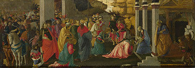 Anbetung der Könige | Botticelli | Gemälde Reproduktion