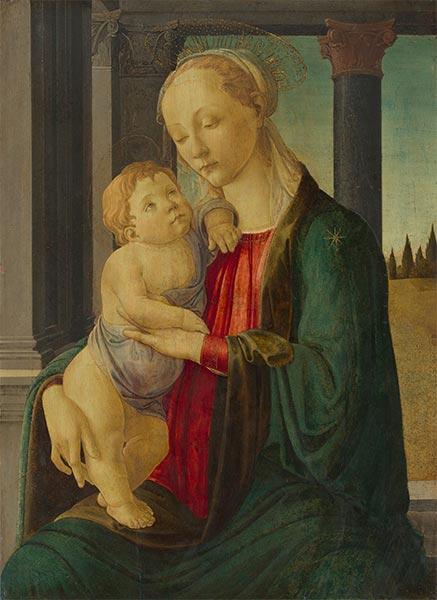 Madonna and Child, c.1470 | Botticelli | Painting Reproduction