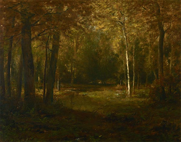 Lichtung im Herbst, 1880s | Alexander Wyant | Gemälde Reproduktion