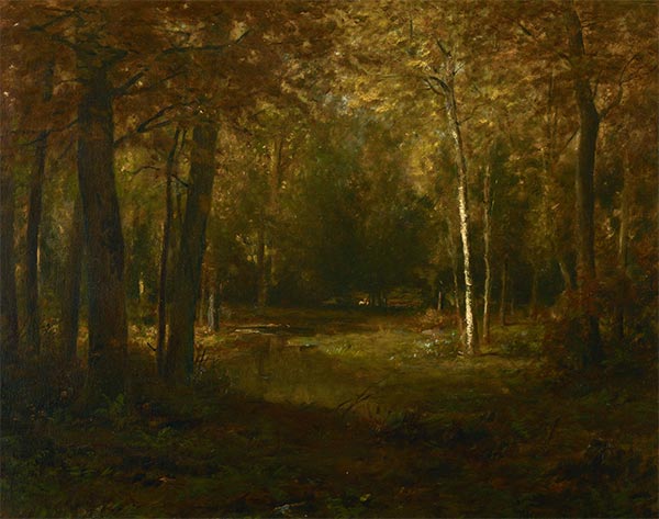 Glade in Autumn, 1880s by Alexander Wyant | Painting Reproduction