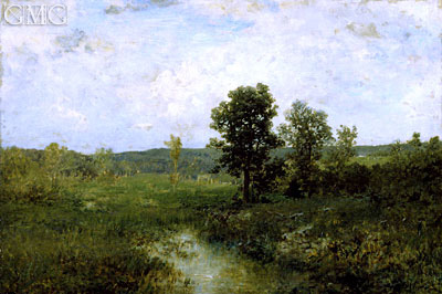 Sommerlandschaft, c.1889 | Alexander Wyant | Gemälde Reproduktion