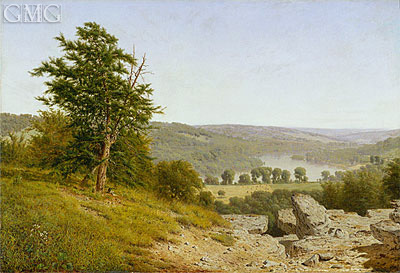 Landscape, 1865 by Alexander Wyant | Painting Reproduction