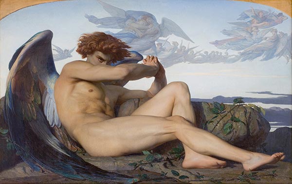 Fallen Angel, 1847 | Alexandre Cabanel | Painting Reproduction