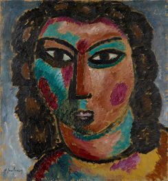 Brown Curls, c.1913 by Alexei Jawlensky | Painting Reproduction