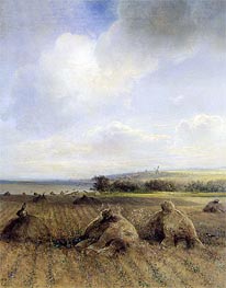 By the End of the Summer on Volga, 1873 von Alexey Savrasov | Gemälde-Reproduktion