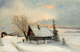Der Frühlingsanfang, 1888 von Alexey Savrasov | Gemälde-Reproduktion