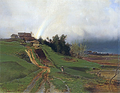 Rainbow, 1875 | Alexey Savrasov | Gemälde Reproduktion