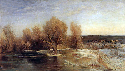Spring, 1883 | Alexey Savrasov | Gemälde Reproduktion