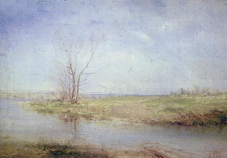 Frühling, c.1870 | Alexey Savrasov | Gemälde Reproduktion