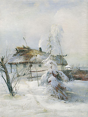Winter, 1973 | Alexey Savrasov | Gemälde Reproduktion
