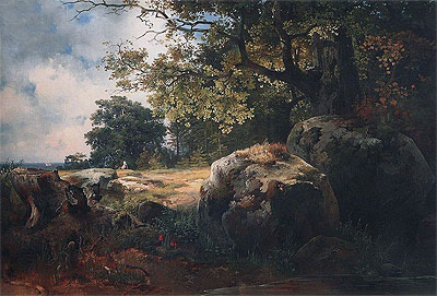 Ansicht der Umgebung von ... | Alexey Savrasov | Gemälde Reproduktion