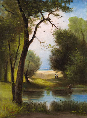 Spring Landscape, 1890 | Alexey Savrasov | Gemälde Reproduktion