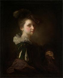 Girl in Spanish Costume, c.1730 by Alexis Grimou | Painting Reproduction