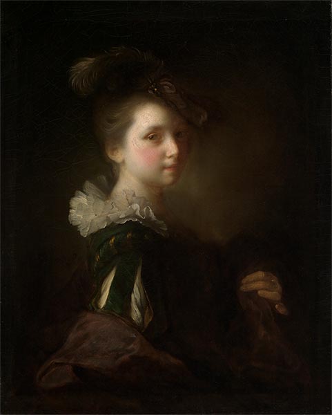 Girl in Spanish Costume, c.1730 | Alexis Grimou | Painting Reproduction